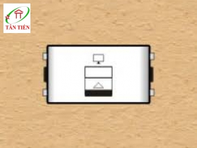 Ổ cắm máy tính 8 dây CAT6 có màn che Sino