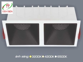Đèn led Downlight âm trần 7W Anfaco, AFC748/2