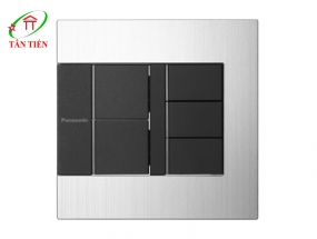 BỘ 5 CÔNG TẮC CÓ ĐÈN BÁO PANASONIC WTEGP55582S-1-G