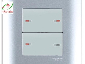 Bộ công tắc bốn 1 chiều  Schneider E8434_1_SA_G19 ZENcelo