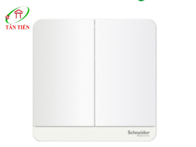 Bộ công tắc đôi 2 chiều Schneider E8332L2LED_WE_G19 AvatarOn A