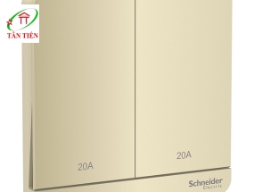 Bộ công tắc đôi 2 cực Schneider E8332D20N_WG_G19  AvatarOn A