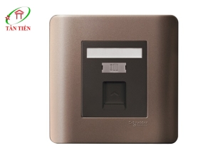 Bộ ổ cắm mạng cat6 đơn Schneider E8431RJS_6_SZ_G19  ZENcelo 