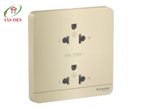 Bộ ổ cắm đôi 3 chấu  Schneider E83426UES2_WG_G19 AvatarOn A
