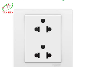 Bộ ổ cắm đôi 3 chấu   Schneider KB426UES2_WE_G19 Vivace