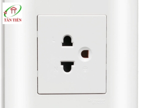 Bộ ổ cắm đơn 3 chấu  Schneider E84426UESTR_WE_G19 ZENcelo