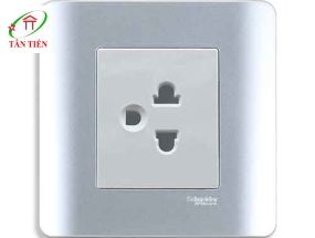 Bộ ổ cắm đơn 3 chấu USB đôi  Schneider E84426UESTR_SA_G19 ZENcelo