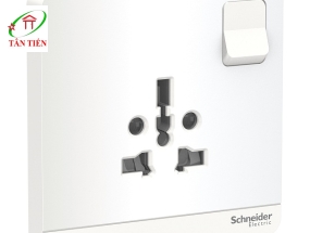 Bộ ổ cắm đơn đa năng Schneider E8315TS_WE_G19 AvatarOn A