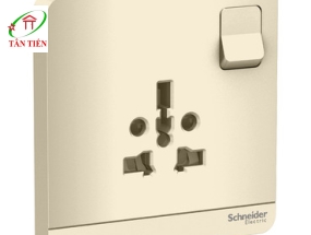 Bộ ổ cắm đơn đa năng Schneider E8315TS_WG_G19  AvatarOn A
