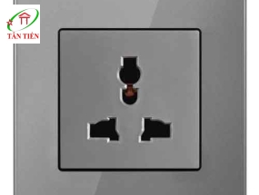 Bộ ổ cắm đơn đa năng  Schneider KB413S_AS_G19 Vivace