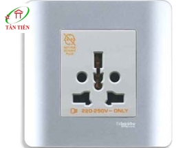 Bộ ổ cắm đơn đa năng USB đôi  Schneider E84426_16TS_SA_G19 ZENcelo 