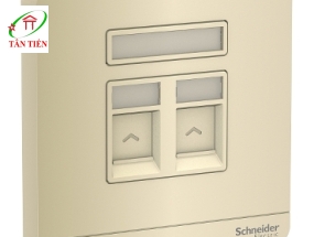 Bộ ổ cắm mạng cat5e đôi Schneider E8332RJS5_WG_G19 AvatarOn A