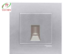 Bộ ổ cắm mạng cat6 đơn Schneider KB31RJ6_AS Vivace 