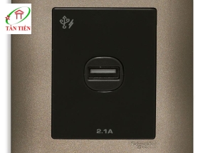 Bộ ổ sạc USB đơn Schneider E8431USB_SZ_G19 ZENcelo 
