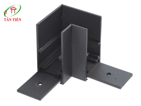 Đầu nối góc L nổi Ray nam châm DC48V Anfaco