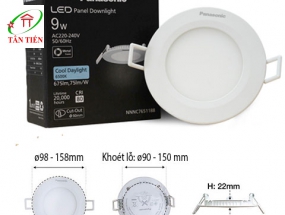 Đèn led âm trần 9w siêu mỏng Panasonic NNNC7655188