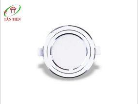 Đèn Led âm trần slim viền bạc trung tính 9W Nanoco NSD094S110