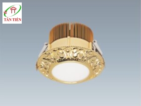 Đèn led Downlight âm trần 3 màu 12W Anfaco, AFC Hợp kim 001