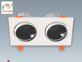 Đèn led Downlight âm trần 3 màu 12W Anfaco, AFC764/2