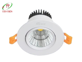 Đèn Led downlight âm trần 3 màu 7W Anfaco, AFC734
