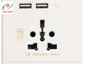 Bộ ổ cắm đa năng Schneider E8342616USB_WE_G19 AvatarOn A