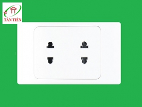 Ổ CẮM ĐÔI 2 CHẤU MPE A20US2N