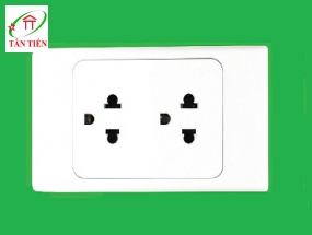Ổ CẮM ĐÔI 3 CHẤU MPE A20UES2N
