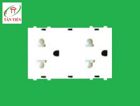 Ổ CẮM ĐÔI 3 CHẤU MPE A6UES2