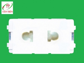 Ổ CẮM ĐƠN 2 CHẤU MPE A6US