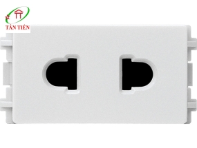 Ổ cắm đơn 2 chấu Schneider 84426SUS_WE_G19 ZENcelo A