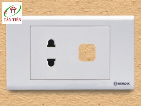 Ổ cắm đơn 2 chấu S18UX