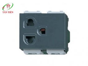 Ổ cắm đơn 3 chấu có màn che Panasonic WEV1181H