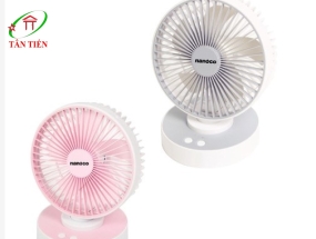 Quạt sạc màu hồng, 5W Nanoco NRF6215P
