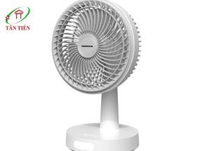 Quạt sạc màu trắng, 6W Nanoco NRF6536W