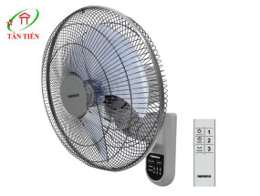Quạt treo tường màu xám , 47W Nanoco NWF1612RC-G