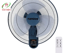 Quạt treo tường màu (Xanh Coban) , 47W Nanoco NWF1612RC-CB