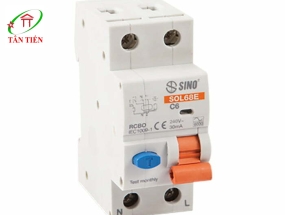 RCBO 2P 50A 6KA 30MA SINO SOL68E/2050/030