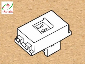 Ổ cắm máy tinh 8 dây CAT6 có màn che  S18CC31RJ6 Sino