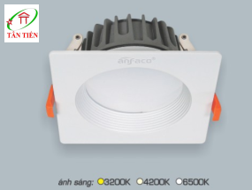 Đèn led Downlight âm trần 9W Anfaco, AFC757T/1