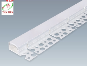 Thanh nhôm led âm viền Anfaco, 1.5m B15-1D