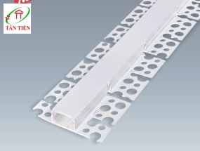 Thanh nhôm led âm viền Anfaco, 1.5m B20-2D