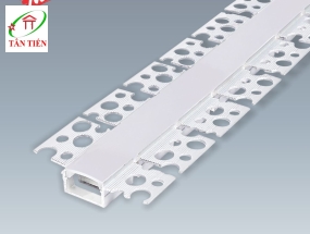Thanh nhôm led âm viền Anfaco, 1.5m B20-2T