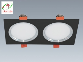 Đèn led Downlight âm trần 3 màu 9W Anfaco, AFC754D/2