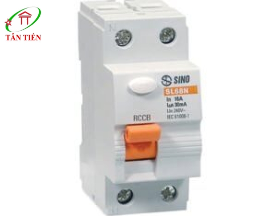 RCCB 2P 40A 6KA 100MA SINO SL68N/2040/100