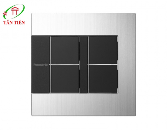 BỘ 4 CÔNG TẮC CÓ ĐÈN BÁO PANASONIC WTEGP54562S-1-G