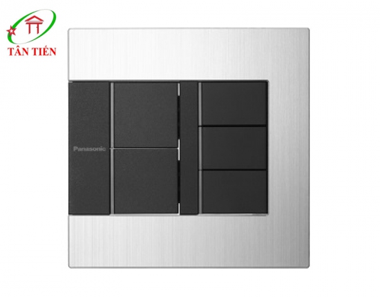 BỘ 5 CÔNG TẮC CÓ ĐÈN BÁO PANASONIC WTEGP55582S-1-G