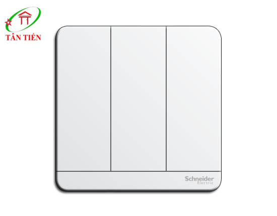 Bộ công tắc ba 1 chiều Schneider E8333L1LED_WE_G19 AvatarOn A