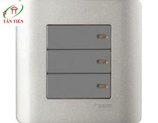 Bộ công tắc ba 1 chiều Schneider E8433_1_SA_G19 ZENcelo