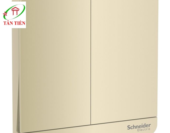 Bộ công tắc đôi 1 chiều Schneider E8332L1LED_WG_G19 AvatarOn A