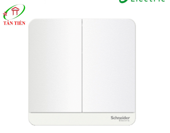 Bộ công tắc đôi 2 chiều Schneider E8332L2LED_WE_G19 AvatarOn A
